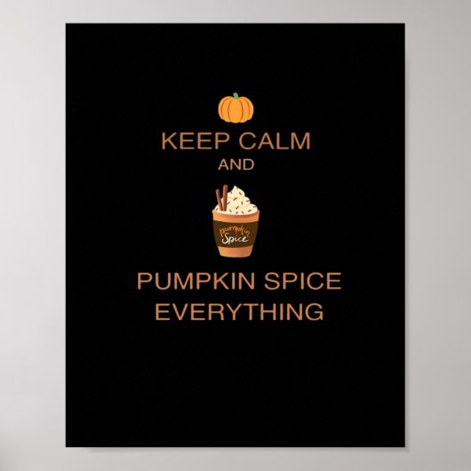 保Calm And Pumpkin Spice ポスター (正面)