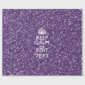 保Calm and Purple Mauve ラッピングペーパー (フラット)