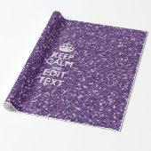 保Calm and Purple Mauve ラッピングペーパー (アンロールド)