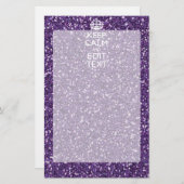 保Calm and Purple Mauve 便箋 (正面/裏面)