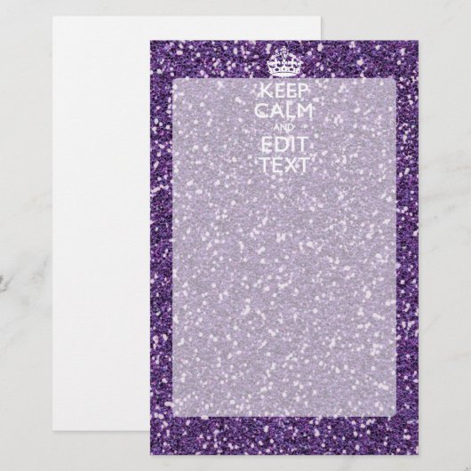 保Calm and Purple Mauve 便箋 (正面/裏面)