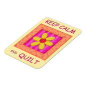 保Calm and Quilt Applique Flower Block マグネット (左側)