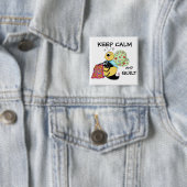 保Calm and Quilt Whimy Honey Bee Art 缶バッジ (インサイチュ)