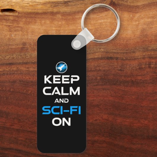 保Calm And Sci-Fiオン キーホルダー (裏面)