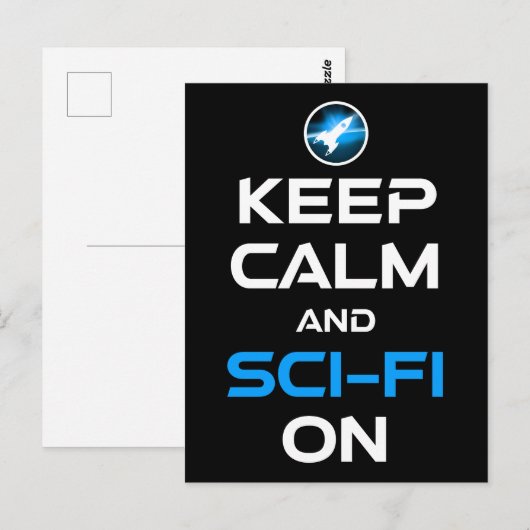 保Calm And Sci-Fiオン ポストカード (正面/裏面)