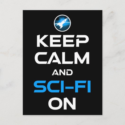 保Calm And Sci-Fiオン ポストカード (正面)