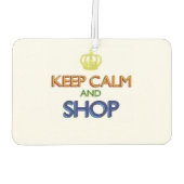 保Calm and Shop カーエアーフレッシュナー (裏面)