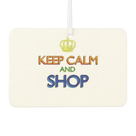 保Calm and Shop カーエアーフレッシュナー (正面)