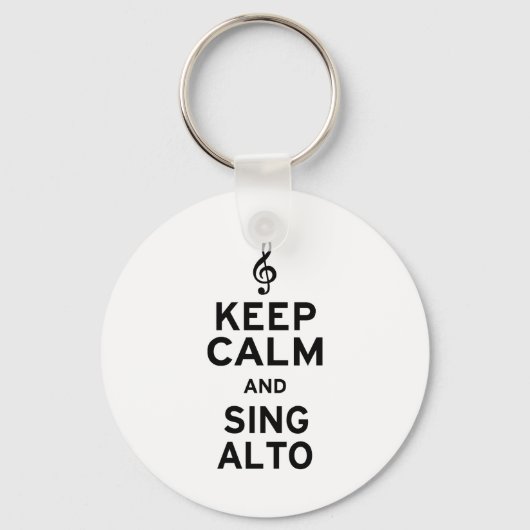 保Calm and Sing Alto キーホルダー (正面)