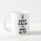 保Calm and Sing Alto コーヒーマグカップ (左)