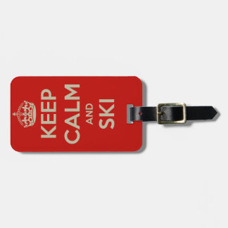 保Calm and Ski – 荷札 ラゲッジタグ