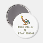 保Calm and Stay Home マグネット (正面/裏面)