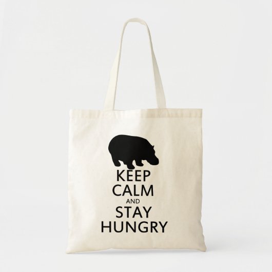保Calm and Stay Hunged トートバッグ (正面)