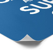 保Calm and Surf Onプリント ポスター (角)