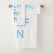 保Calm and Surf On バスタオルセット (インサイチュ)