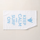 保Calm and Surf On バスタオルセット (ハンドタオル)