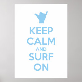 保Calm and Surf On ポスター