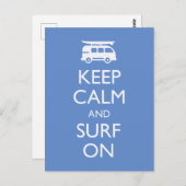 保Calm and Surf On ポストカード (正面/裏面)