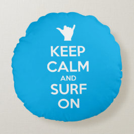 保Calm and Surf On ラウンドクッション