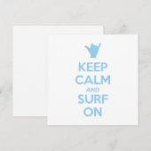 保Calm and Surf On 招待状 (正面/裏面)