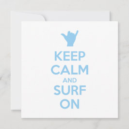 保Calm and Surf On 招待状