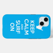 保Calm and Surf On Case-Mate iPhoneケース (裏面 (横))