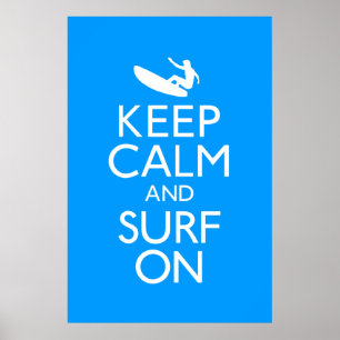 保Calm and Surf On Poster ポスター