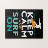 保Calm And Surf On Surfer Loveサーフィン ジグソーパズル (横)