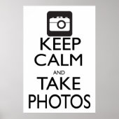 保Calm and Take Photos ポスター (正面)