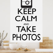 保Calm and Take Photos ポスター (キッチン)