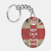 保Calm And Trade Forex鍵fob キーホルダー (正面左)