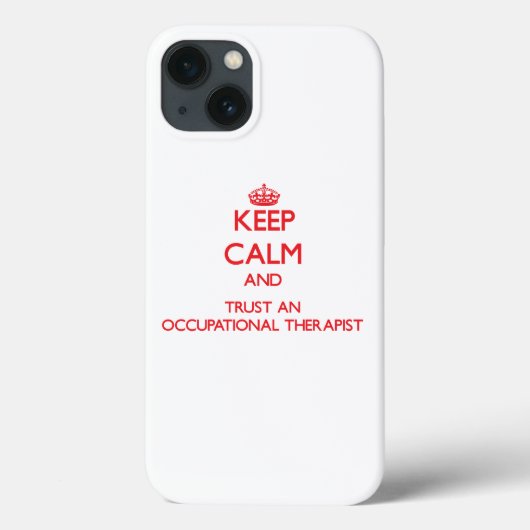 保Calm and Trust an Oc職業アナラピスト Case-Mate iPhoneケース (裏面)