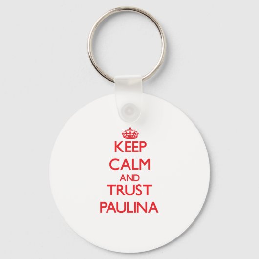 保Calm and Trust Paulina キーホルダー (正面)