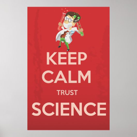 保Calm and Trust Science ポスター (正面)