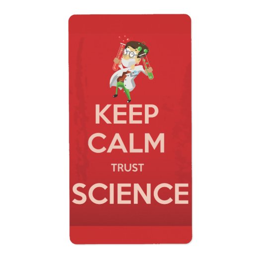 保Calm and Trust Science ラベル (正面)
