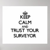 保Calm and Trust Your Surveyor ポスター (正面)