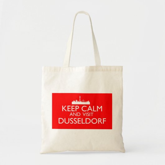 保Calm and Visit Dusseldorf トートバッグ (正面)