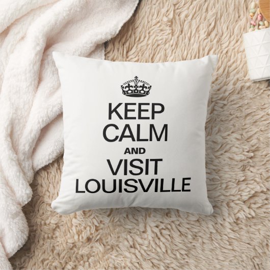 保CALM AND VISIT LOUISVILLE クッション (ブランケット)