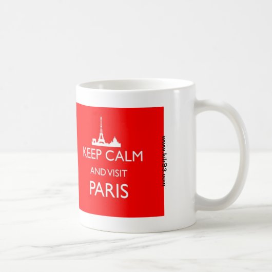 保Calm and Visit Paris Mug コーヒーマグカップ (右)