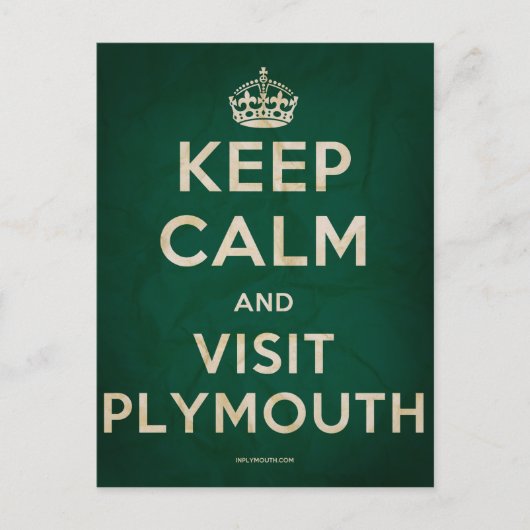 保Calm and Visit Plymouth ポストカード (正面)