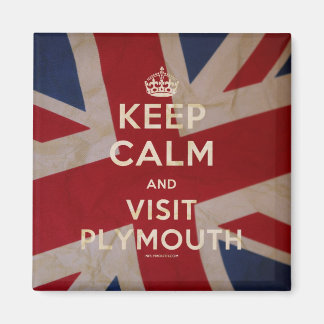 「保Calm and Visit Plymouth」マグネット マグネット