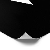 "保Calm and Vote"白、黒 ポスター (角)