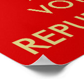 「保CALM and VOTE REPUBLIC」のポスター ポスター (角)