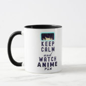 保Calm and Watch Anime マグカップ (左)