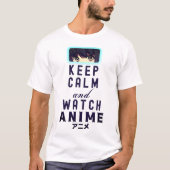 保Calm and Watch Anime - Lover Tシャツ (正面)