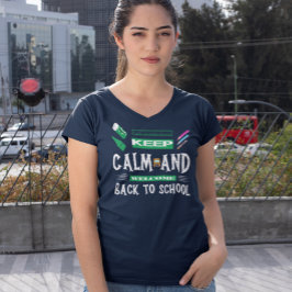 保Calm and Welcome新学期 Tシャツ