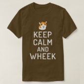 保Calm And Wheek Cute Guinea Pig3721 Tシャツ (デザイン正面)
