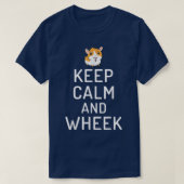 保Calm And Wheek Cute Guinea Pig 3720 Tシャツ (デザイン正面)
