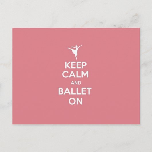 保Calm & Ballet On ポストカード (正面)