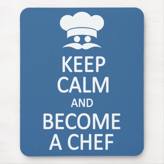 保Calm & Be a Chefのカスタムmousepad マウスパッド (正面)